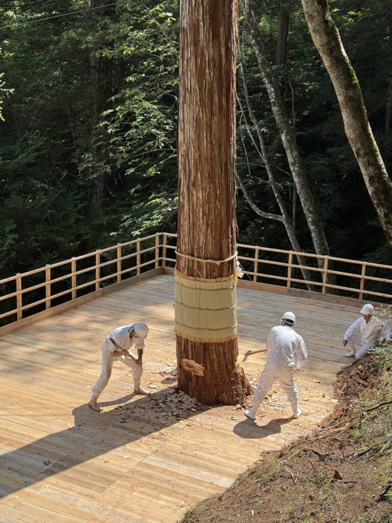 写真: 9月17日、御船代祭が挙行されました。